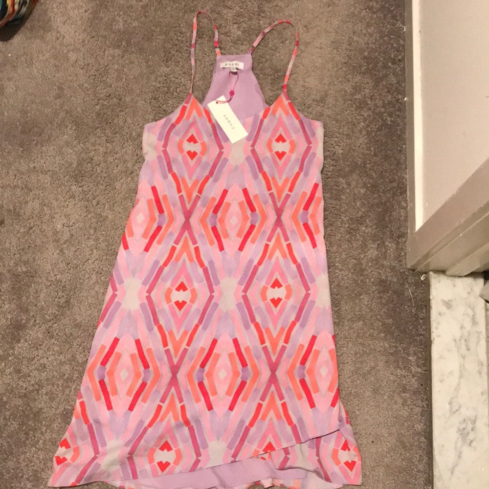 Purple and pink brand new shift dress